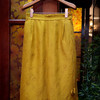 红云纱亮黄色阔腿裤 商品缩略图0