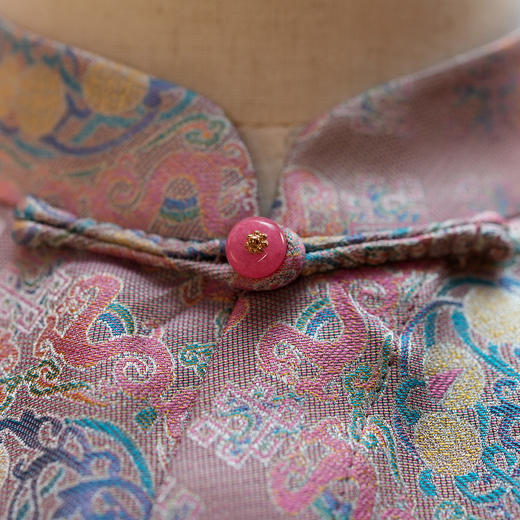 宋锦异色罗粉上衣 商品图3