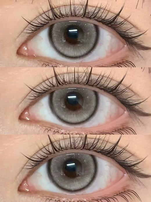 Kira fairy日抛 织光羽纱 灰褐色 14.2mm 有同款半年抛 日抛无售后！！ 商品图3