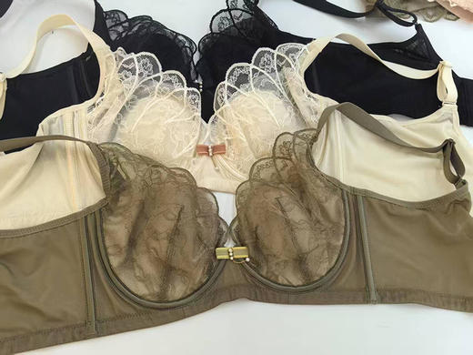高端内衣！古の今原~！繁花法式蕾丝文胸 聚拢芒果杯！ 商品图12