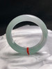 620165，51.2圈口，冰飘绿正圈平安镯，晴绿底色甜飘绿花，种水好，冰润细腻 商品缩略图3