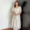 【诗铭洛可】XCA0009连衣裙剪花雪纺温柔风显瘦裙子B2-1 商品缩略图1
