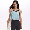 跃牌【禅语梵心】云感网纱瑜伽服背心女固定胸垫健身上衣防震跑步速干运动文胸WX3224 商品缩略图0