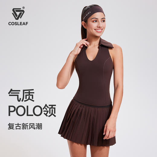 【2025上新】科里芙运动背心女夏新款透气羽毛球网球健身服专业马拉松跑步上衣 商品图2