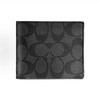 COACH蔻驰 3 IN 1 Wallet 11 品牌徽标多卡槽钱包 男款 黑色 商品缩略图1