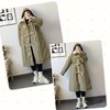 【诗铭洛可】2316棉服内里夹棉可收腰长款棉服外套B11-2 商品缩略图2