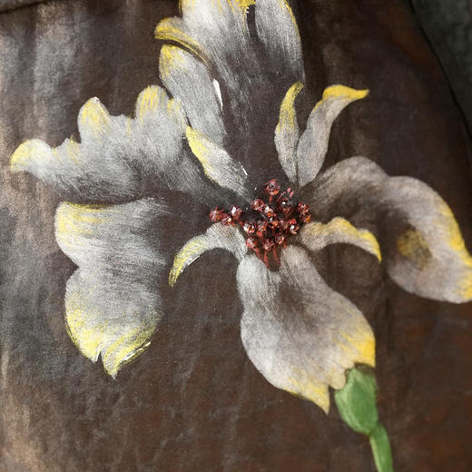 香云纱手绘连衣裙 商品图1