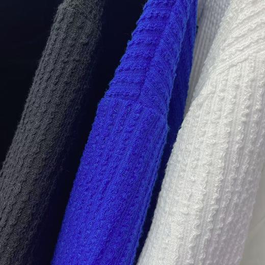 双十二福利！【诗铭洛可】W816 不规则波浪泡泡纹针织T恤 商品图5