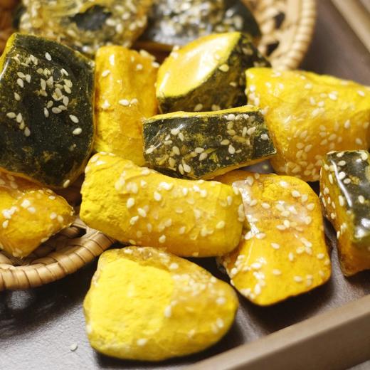 脆脆的贝贝南瓜4袋29.9嘎嘣脆贝贝南瓜脆香脆不粘牙精选新鲜贝贝南瓜FD冻干技术配料表干净基地直邮 商品图2