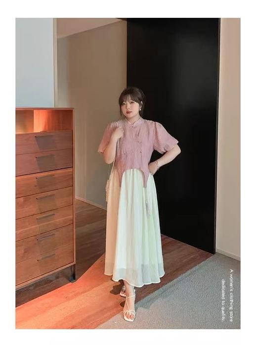 【诗铭洛可】W995仙女半裙63%天丝肌理纹半身裙B12-4 商品图5