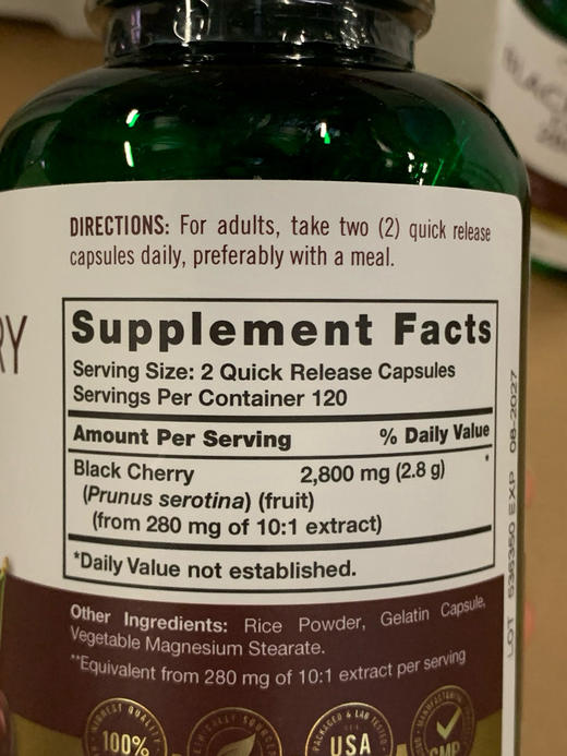 Carlyle痛风宝黑樱桃萃取胶囊，特价270元🉐包税包邮到手了！缓解痛风困扰，平衡尿酸，每份含2800mg高浓度精华，精选黑樱桃提取物，助你有效平衡体内尿酸水平。 商品图1