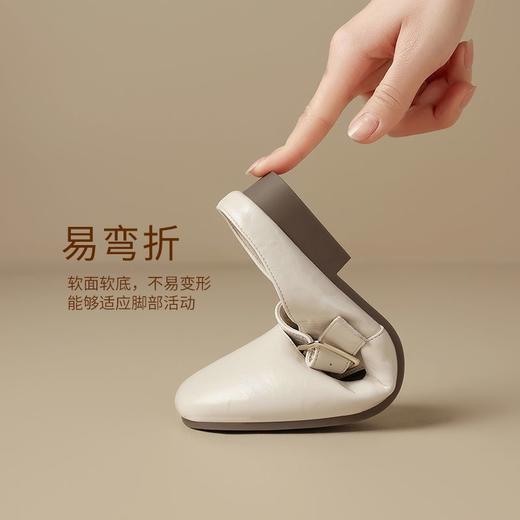 ZHR则则方头穆勒拖鞋2025夏季新款玛丽珍包头拖后跟懒人单鞋外出 商品图5