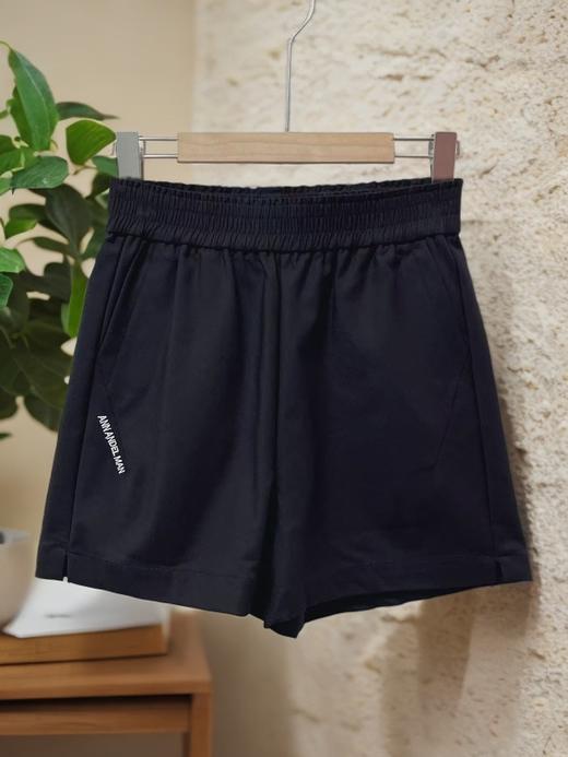 中秋大力度清仓~（不支持退）F6838夏季刺绣字母松紧腰显瘦侧开叉短裤-喜出 商品图2