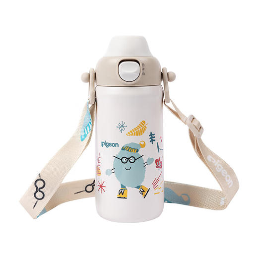 贝亲 3岁+儿童保温杯（小博士去滑冰）500ml【宝库优选】 商品图8