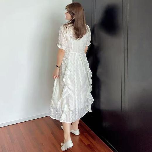 【诗铭洛可】XCA0009连衣裙剪花雪纺温柔风显瘦裙子B2-1 商品图2