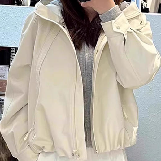 裁缝学苑AS511新款休闲连帽外套纸样小个子宽松冲锋衣样板 商品图3