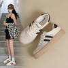 ZHR复古网面德训鞋透气小白鞋女百搭2025厚底增高板鞋软底休闲鞋 商品缩略图0
