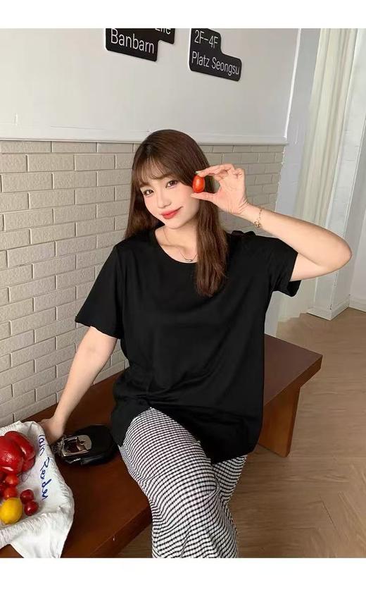 真莫代尔T恤【诗铭洛可】MJ218交叉显瘦B3-1 商品图3