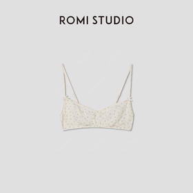 ROMI STUDIO可爱居家系列  碎花全棉蕾丝花边针织内衣RWCSST2378【发货时间：25-30天】