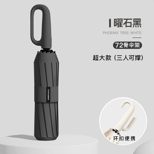 一秒开合！【全自动环扣雨伞】便携加大加厚加固挂钩折叠晴雨两用！ 商品图6