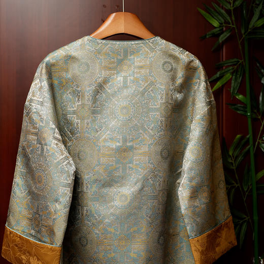 宋锦蓝色八达晕外套 商品图1