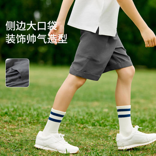 【英氏】【莱赛尔+亚麻】【120-170】男童夏款休闲短裤 商品图1