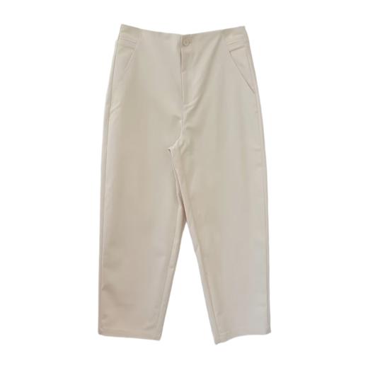 VIVIAN LIU V2515005 初春新款腰部前拉链系扣斜插兜显瘦休闲裤 商品图4