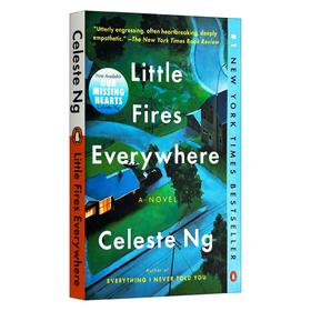 遍地小火苗 小小小小的火 英文原版小说 Little Fires Everywhere 英文版 无声告白作者伍绮诗新作 进口原版英语书