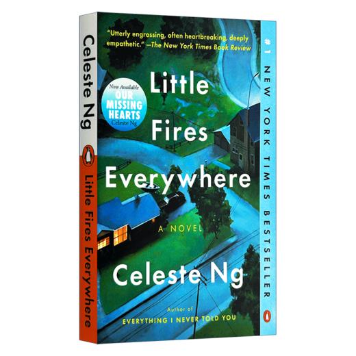 遍地小火苗 小小小小的火 英文原版小说 Little Fires Everywhere 英文版 无声告白作者伍绮诗新作 进口原版英语书 商品图1