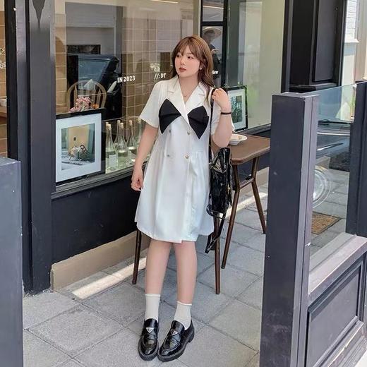 【诗铭洛可】XCY829小香风撞色长款连衣裙A12-2 商品图1