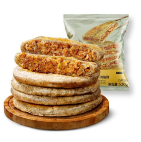 大希地荞麦牛肉馅饼520g*4加赠小油条100g