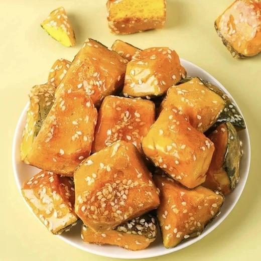 脆脆的贝贝南瓜4袋29.9嘎嘣脆贝贝南瓜脆香脆不粘牙精选新鲜贝贝南瓜FD冻干技术配料表干净基地直邮 商品图3