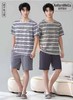（5折）夏季新款男士短袖短裤套装优质纯棉吸汗透气 商品缩略图1
