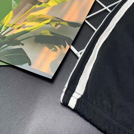 【选2件15元-NO退】90纤丝鸟两道杠黑休闲裤-微脏-喜出 商品图1