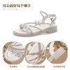 ZHR则则水钻花朵细钻凉鞋女鞋2025夏季新款时髦舒适透气耐穿凉鞋 商品缩略图7