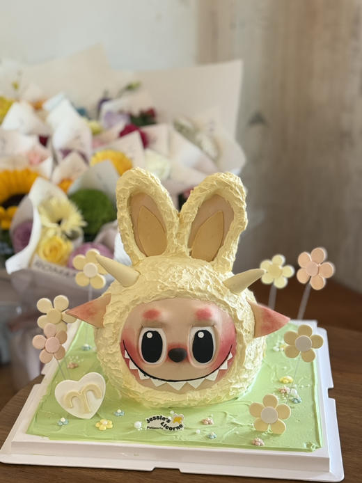 拉布布脑袋造型蛋糕 商品图0