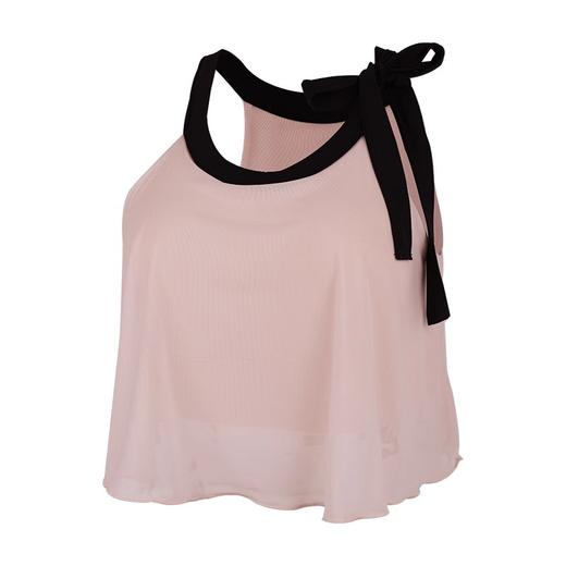 跃牌【禅语梵心】云感网纱瑜伽服背心女固定胸垫健身上衣防震跑步速干运动文胸WX3224 商品图4