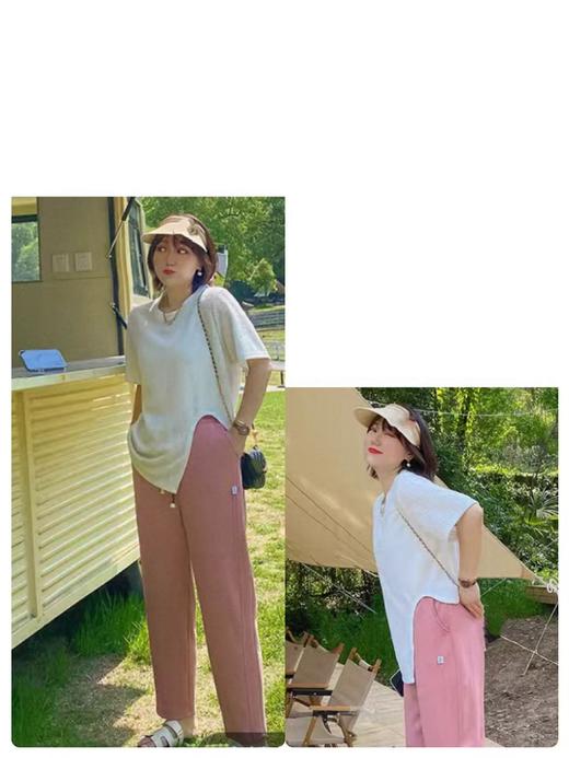 双十二福利！【诗铭洛可】W816 不规则波浪泡泡纹针织T恤 商品图4