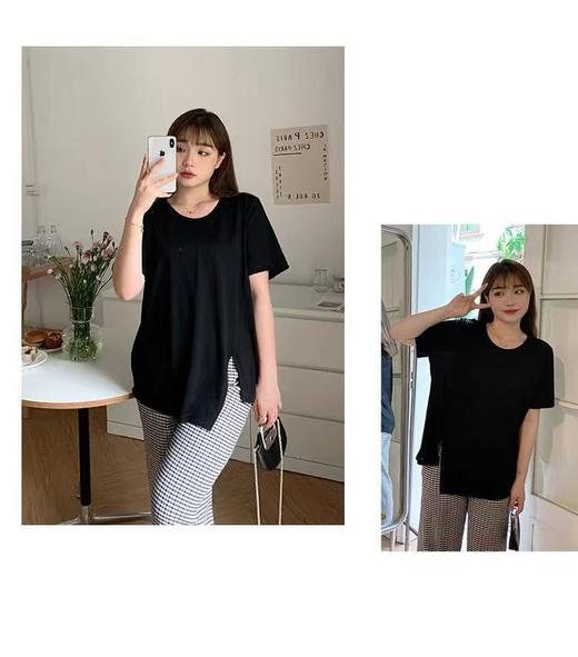 真莫代尔T恤【诗铭洛可】MJ218交叉显瘦B3-1 商品图2