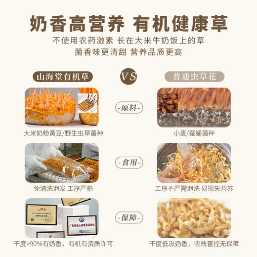 山海堂蛹虫草花纤美装｜鲜甜入魂 · 汤水点睛【4.4-4.6不发货，7号正常发货】 商品图3