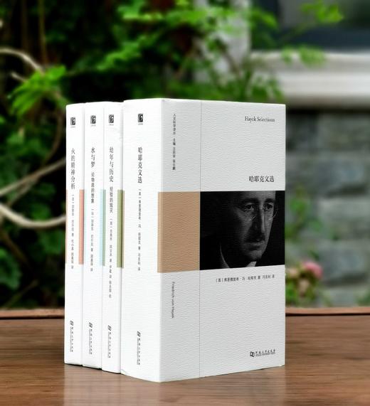 旧版复活：人文科学译丛四种：《哈耶克文选》《火的精神分析》《水与梦：论物质的想象》《幼年与历史：经验的毁灭》，精装，32开，哈耶克、巴什拉、阿甘本著，上河卓远出品，河南大学出版社2025年一版一印 商品图0