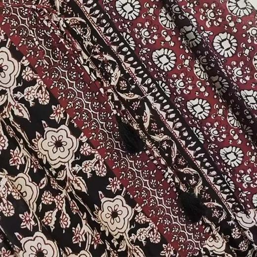 VIVIAN LIU V2524102  春季时尚圆领后背系扣无袖收腰连衣裙 商品图3