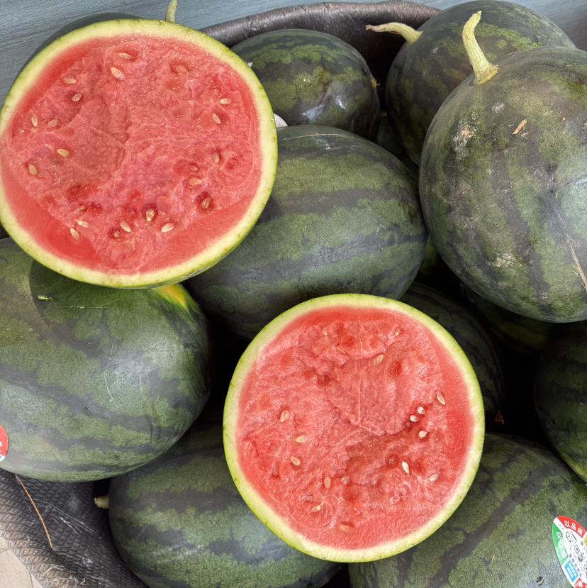 慕田佳宝无籽麒麟西瓜半个约5斤（整个拍2份）