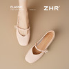 ZHR法式浅口单鞋女夏季新款2025粗跟绝美珍珠软底玛丽珍女鞋 商品缩略图0