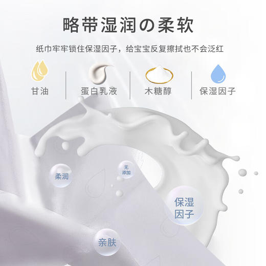 小润家 企鹅保湿面巾纸120抽4连包【宝库优选】 商品图1