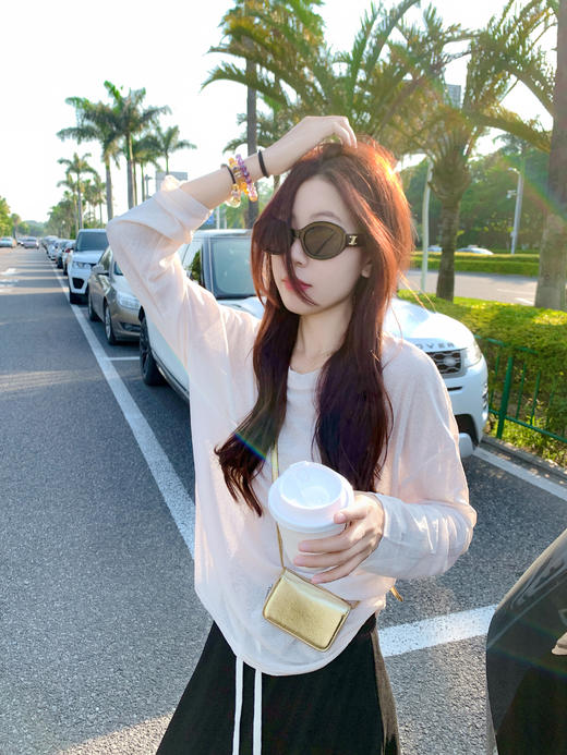 <曾小咸推荐>现货秒杀！微信超特价！3色韩系薄款长袖T恤 日常89.99 立减50 秒杀39.99！半裙秒杀79.99！！ 商品图11