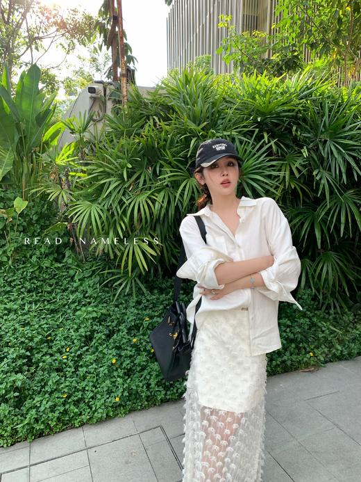 Read Nameless /白色半透羽毛半裙 2025/6/9 商品图3