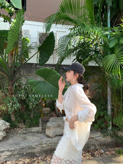 Read Nameless /白色半透羽毛半裙 2025/6/9 商品图6