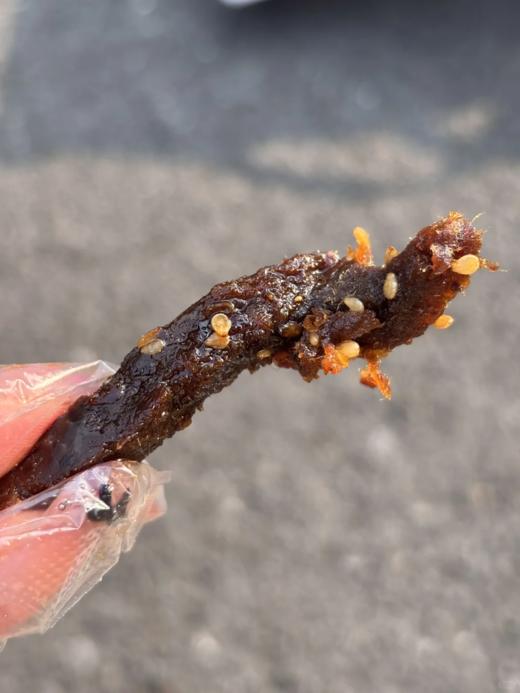 【预售7天】39.9💰3袋❗董洁推荐💥幸福口袋蜀香牛肉条🐂根根真牛肉😋一根上头，微微甜口，✅真草饲牛肉原切，不掺假🔺每1.25KG新鲜牛肉制成0.5KG牛肉条  商品图8