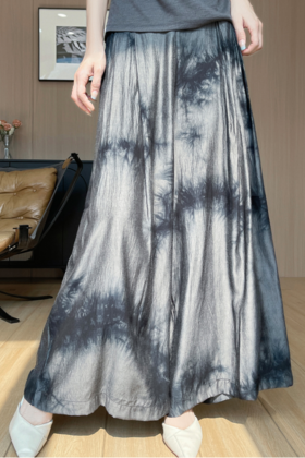 💥【MOMOTIABIN·高级感气质扎染阔腿裤YTMA82】💯清凉扎染阔腿裤 从选色到面料质感，☺️都是令人舒服的品质感 ✔️提升穿衣品质，气质也在慢慢地改变 